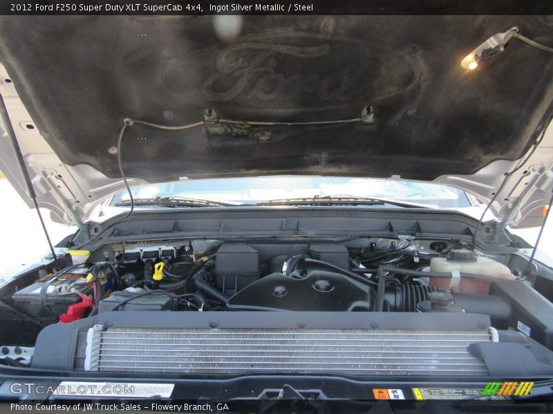 Ingot Silver Metallic / Steel 2012 Ford F250 Super Duty XLT SuperCab 4x4