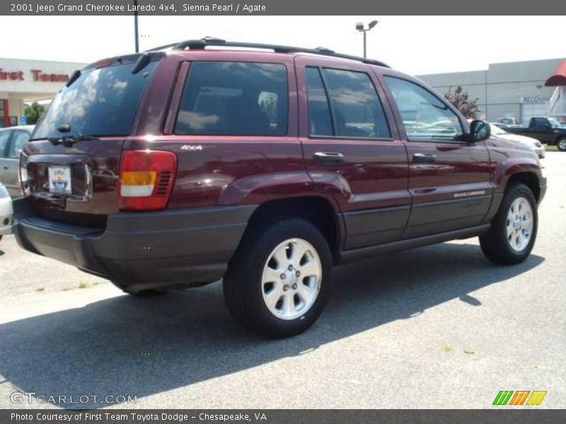 Sienna Pearl / Agate 2001 Jeep Grand Cherokee Laredo 4x4