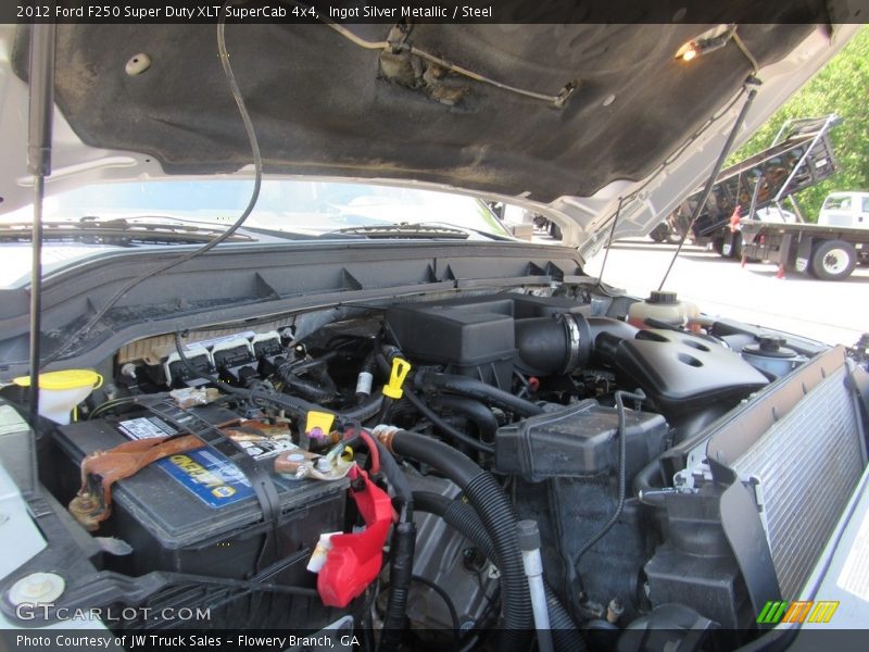 Ingot Silver Metallic / Steel 2012 Ford F250 Super Duty XLT SuperCab 4x4