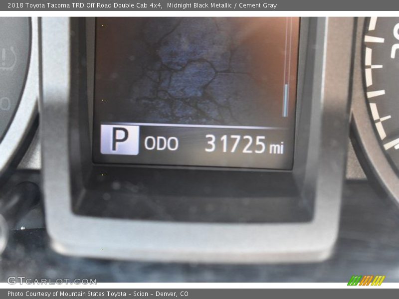 Midnight Black Metallic / Cement Gray 2018 Toyota Tacoma TRD Off Road Double Cab 4x4