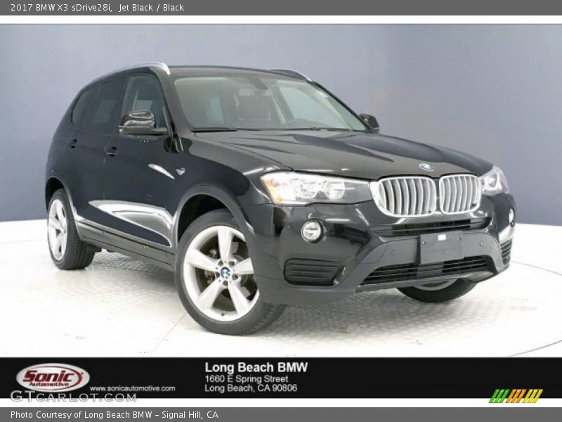 Jet Black / Black 2017 BMW X3 sDrive28i