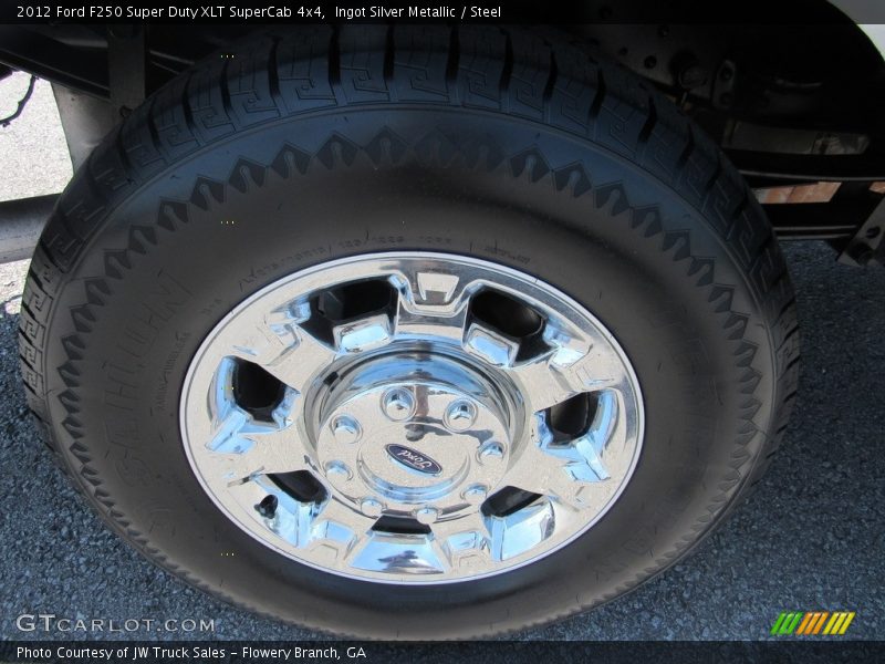 Ingot Silver Metallic / Steel 2012 Ford F250 Super Duty XLT SuperCab 4x4