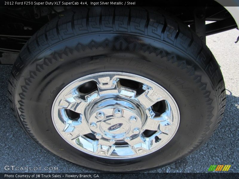 Ingot Silver Metallic / Steel 2012 Ford F250 Super Duty XLT SuperCab 4x4