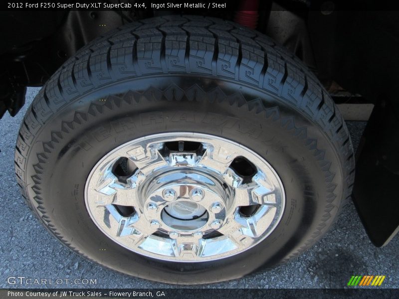 Ingot Silver Metallic / Steel 2012 Ford F250 Super Duty XLT SuperCab 4x4