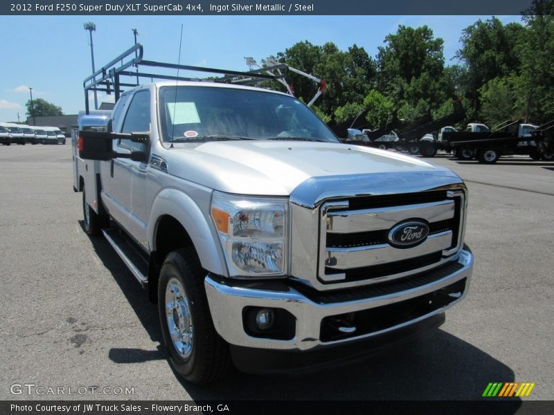 Ingot Silver Metallic / Steel 2012 Ford F250 Super Duty XLT SuperCab 4x4