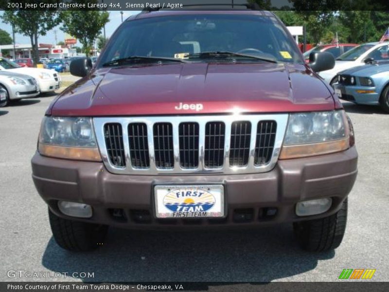 Sienna Pearl / Agate 2001 Jeep Grand Cherokee Laredo 4x4