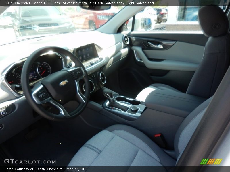 Silver Ice Metallic / Dark Galvanized/­Light Galvanized 2019 Chevrolet Blazer 3.6L Cloth