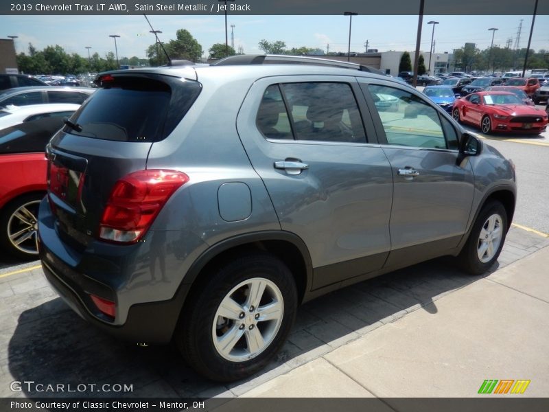 Satin Steel Metallic / Jet Black 2019 Chevrolet Trax LT AWD
