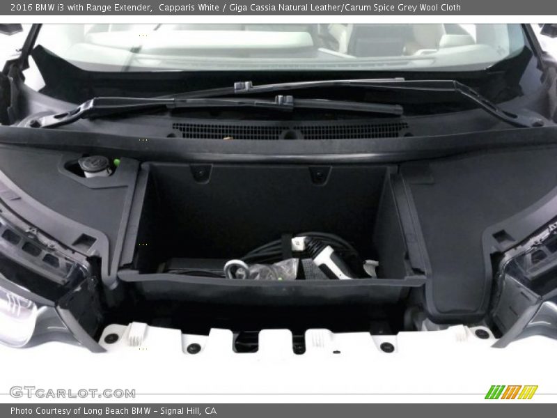 Capparis White / Giga Cassia Natural Leather/Carum Spice Grey Wool Cloth 2016 BMW i3 with Range Extender