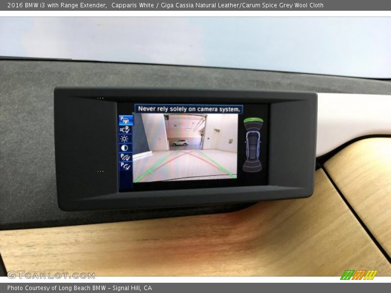 Capparis White / Giga Cassia Natural Leather/Carum Spice Grey Wool Cloth 2016 BMW i3 with Range Extender