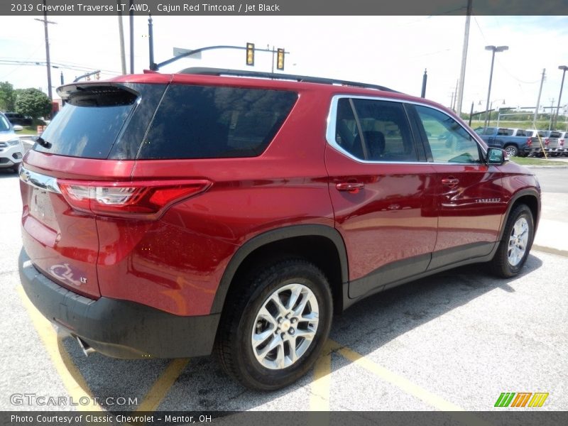 Cajun Red Tintcoat / Jet Black 2019 Chevrolet Traverse LT AWD