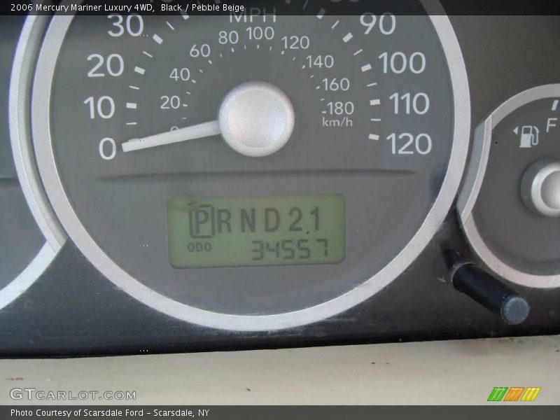 Black / Pebble Beige 2006 Mercury Mariner Luxury 4WD