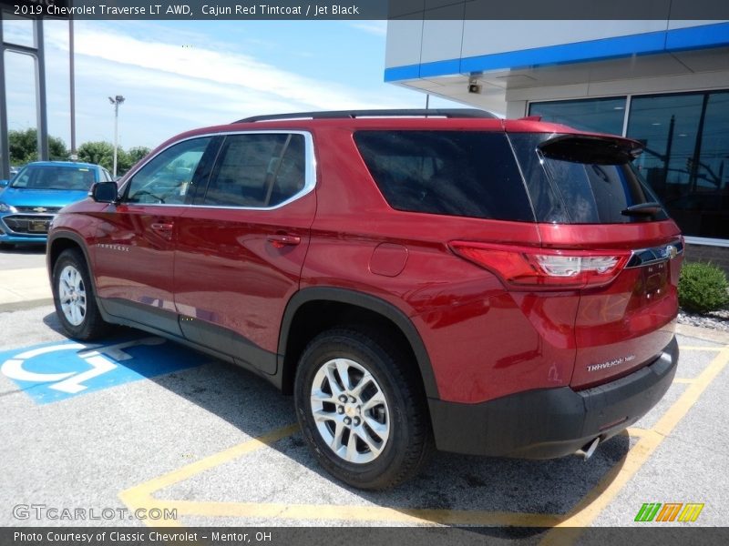 Cajun Red Tintcoat / Jet Black 2019 Chevrolet Traverse LT AWD