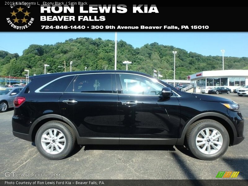 Ebony Black / Satin Black 2019 Kia Sorento L
