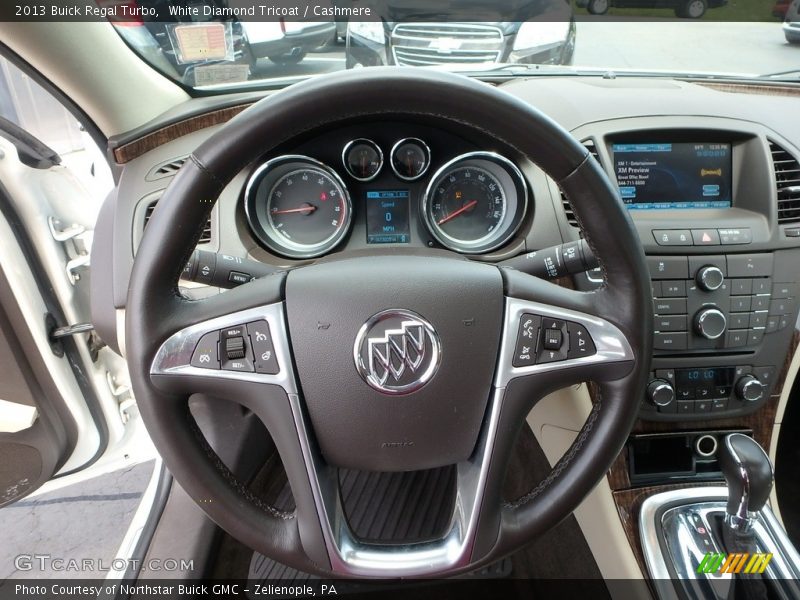 White Diamond Tricoat / Cashmere 2013 Buick Regal Turbo