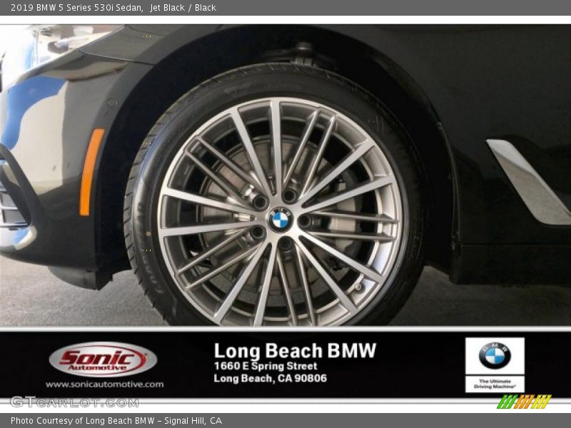 Jet Black / Black 2019 BMW 5 Series 530i Sedan