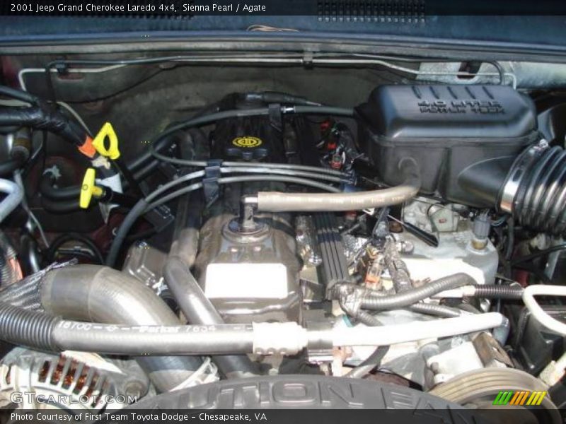 Sienna Pearl / Agate 2001 Jeep Grand Cherokee Laredo 4x4