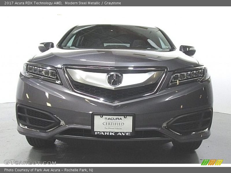 Modern Steel Metallic / Graystone 2017 Acura RDX Technology AWD