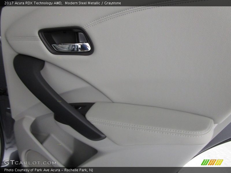 Modern Steel Metallic / Graystone 2017 Acura RDX Technology AWD