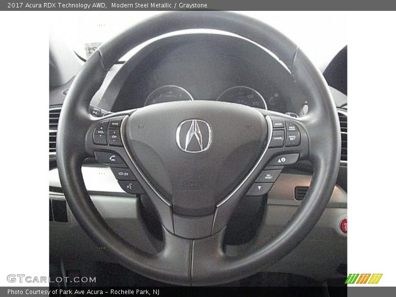Modern Steel Metallic / Graystone 2017 Acura RDX Technology AWD