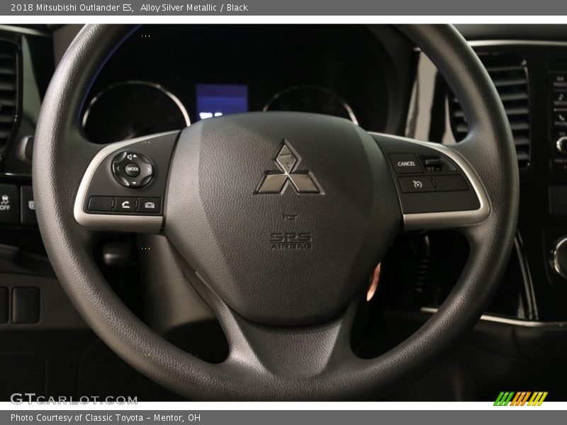 Alloy Silver Metallic / Black 2018 Mitsubishi Outlander ES