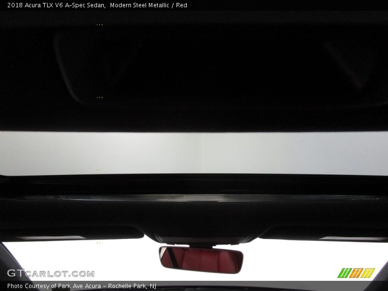 Modern Steel Metallic / Red 2018 Acura TLX V6 A-Spec Sedan