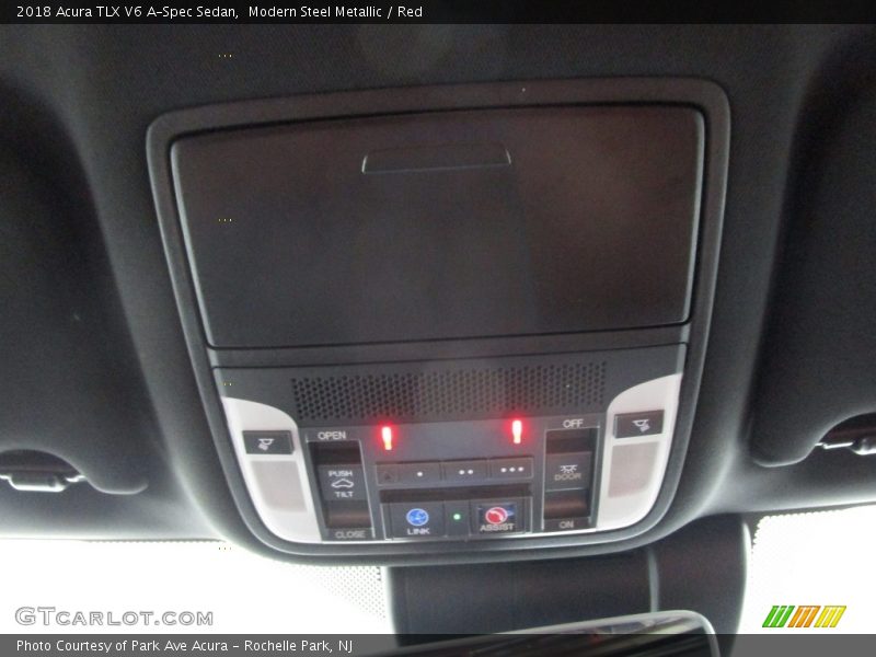 Modern Steel Metallic / Red 2018 Acura TLX V6 A-Spec Sedan