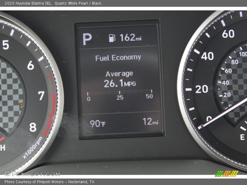 Quartz White Pearl / Black 2020 Hyundai Elantra SEL