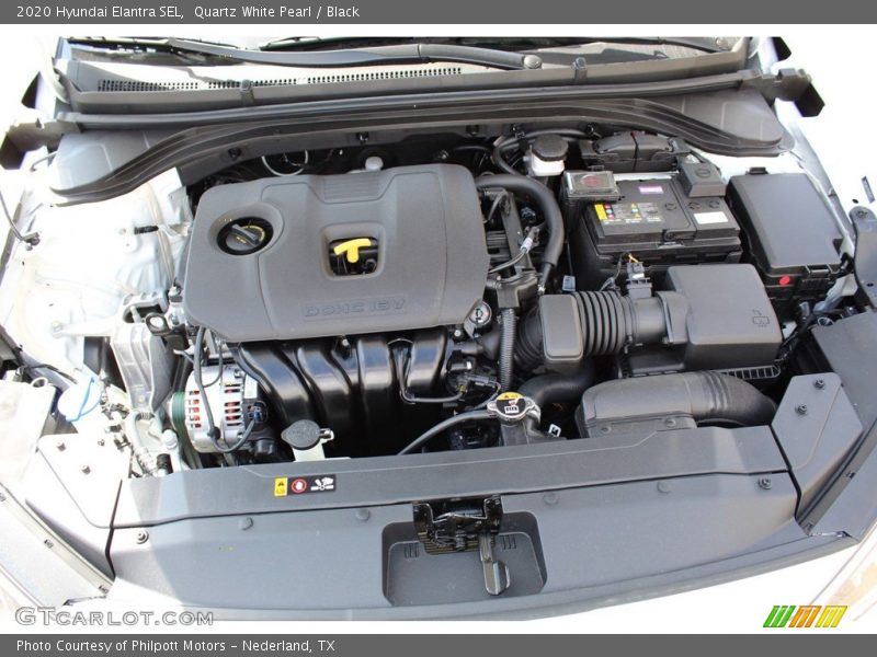 Quartz White Pearl / Black 2020 Hyundai Elantra SEL