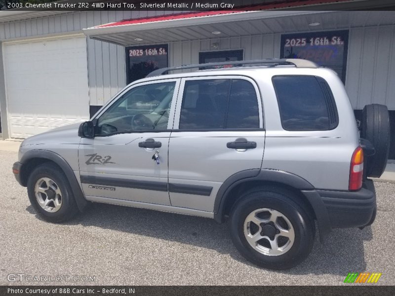 Silverleaf Metallic / Medium Gray 2003 Chevrolet Tracker ZR2 4WD Hard Top