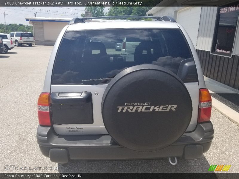 Silverleaf Metallic / Medium Gray 2003 Chevrolet Tracker ZR2 4WD Hard Top