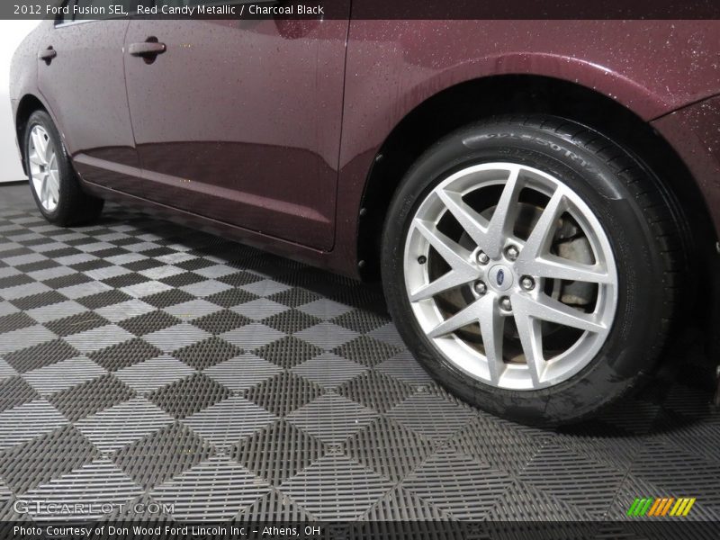 Red Candy Metallic / Charcoal Black 2012 Ford Fusion SEL