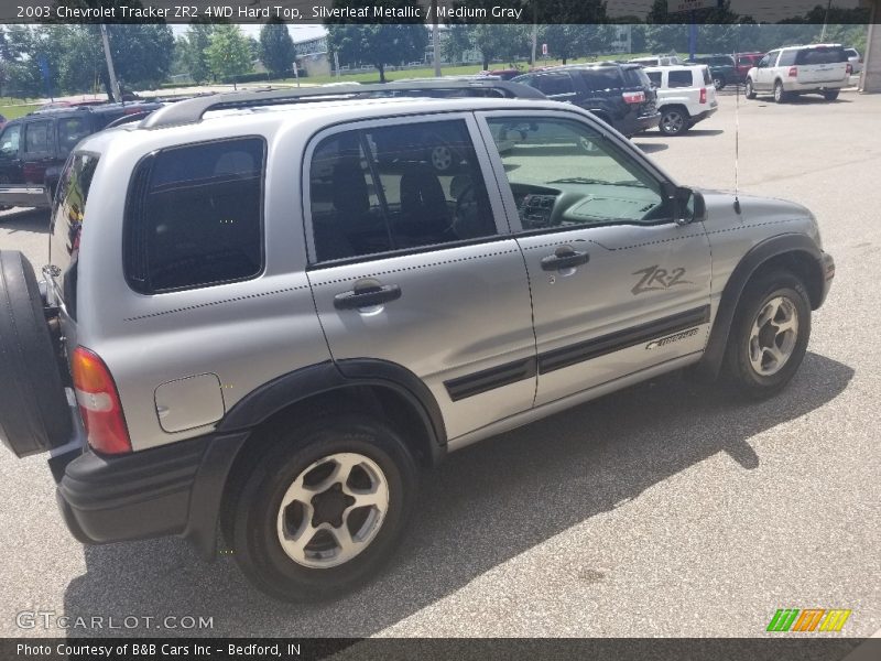 Silverleaf Metallic / Medium Gray 2003 Chevrolet Tracker ZR2 4WD Hard Top