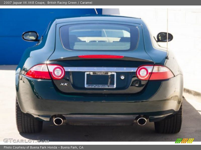 British Racing Green / Caramel 2007 Jaguar XK XK8 Coupe