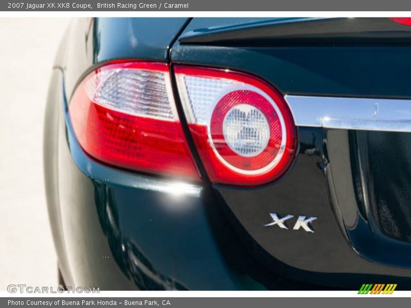 British Racing Green / Caramel 2007 Jaguar XK XK8 Coupe