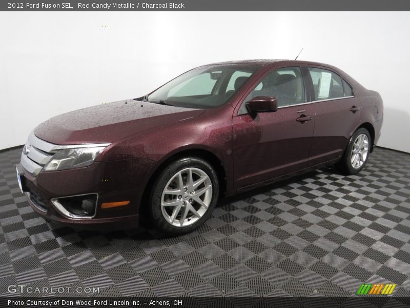 Red Candy Metallic / Charcoal Black 2012 Ford Fusion SEL