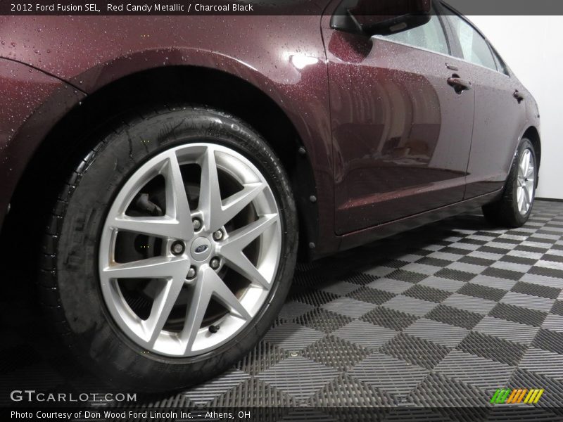 Red Candy Metallic / Charcoal Black 2012 Ford Fusion SEL