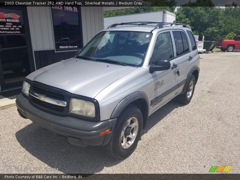 Silverleaf Metallic / Medium Gray 2003 Chevrolet Tracker ZR2 4WD Hard Top