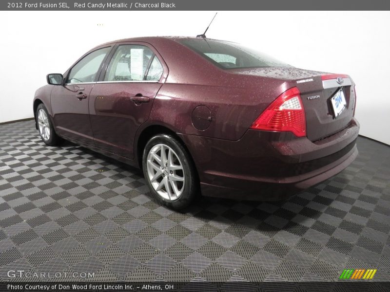 Red Candy Metallic / Charcoal Black 2012 Ford Fusion SEL