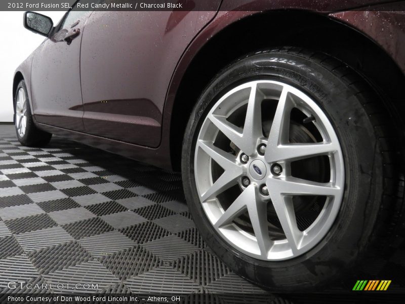 Red Candy Metallic / Charcoal Black 2012 Ford Fusion SEL