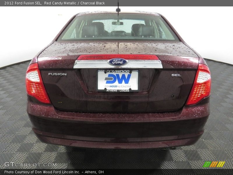 Red Candy Metallic / Charcoal Black 2012 Ford Fusion SEL