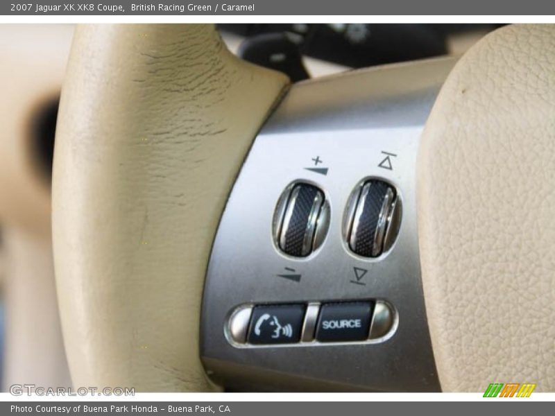 British Racing Green / Caramel 2007 Jaguar XK XK8 Coupe