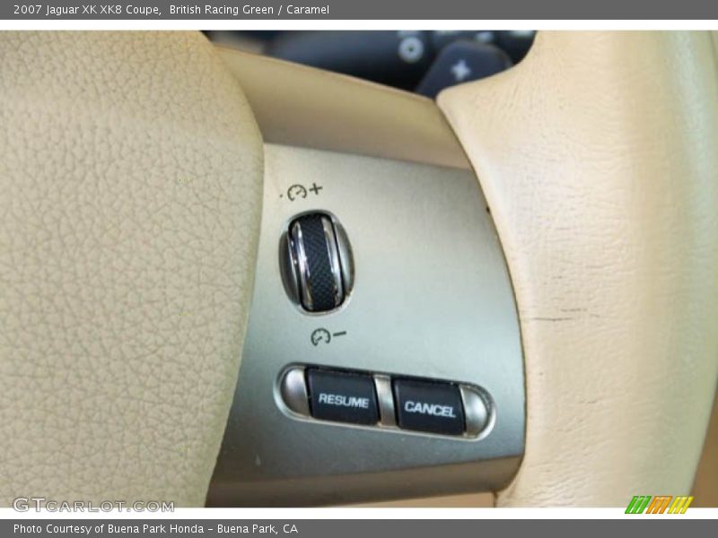 British Racing Green / Caramel 2007 Jaguar XK XK8 Coupe