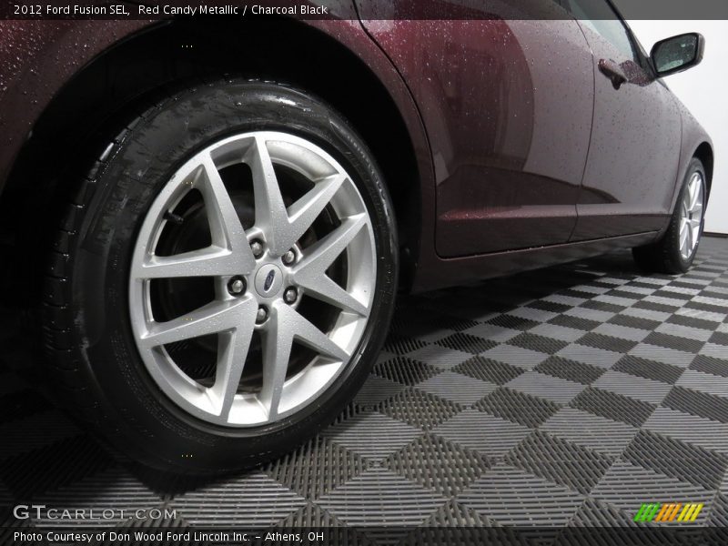Red Candy Metallic / Charcoal Black 2012 Ford Fusion SEL