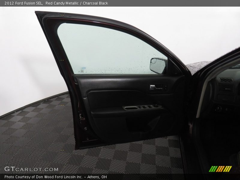 Red Candy Metallic / Charcoal Black 2012 Ford Fusion SEL