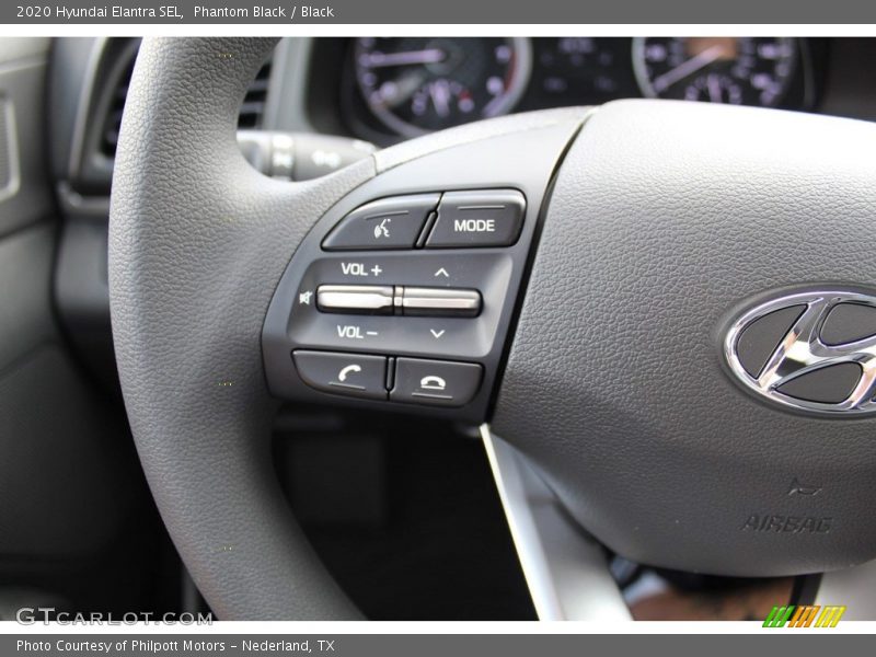 Phantom Black / Black 2020 Hyundai Elantra SEL