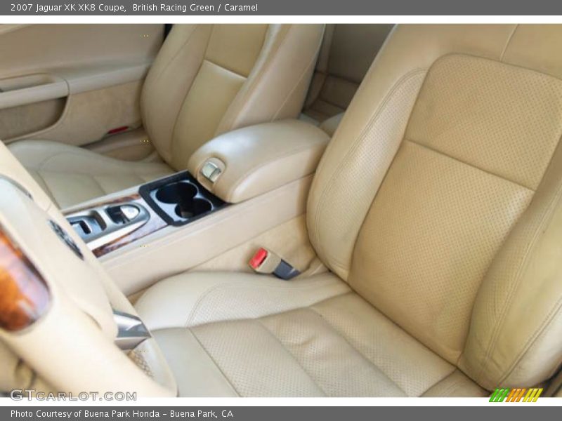 British Racing Green / Caramel 2007 Jaguar XK XK8 Coupe