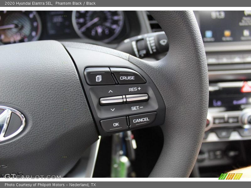Phantom Black / Black 2020 Hyundai Elantra SEL