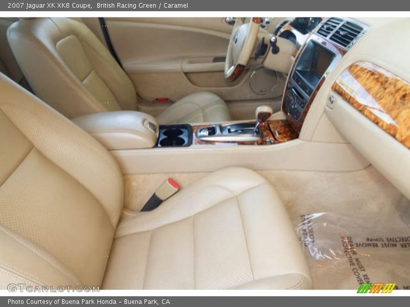 British Racing Green / Caramel 2007 Jaguar XK XK8 Coupe
