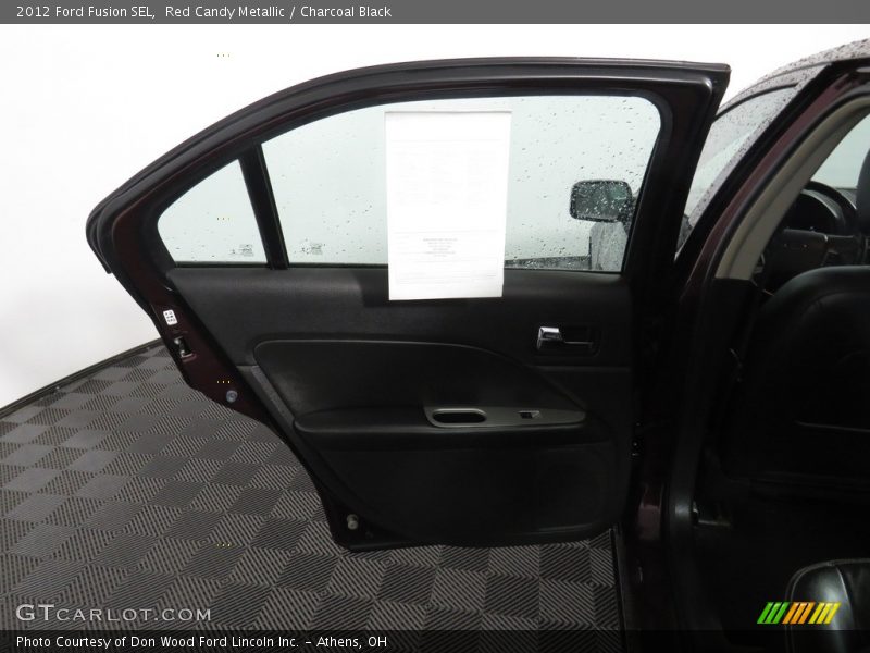 Red Candy Metallic / Charcoal Black 2012 Ford Fusion SEL